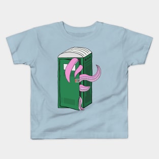 Sorry It’s Octopied Porta Potty Octopus Kids T-Shirt